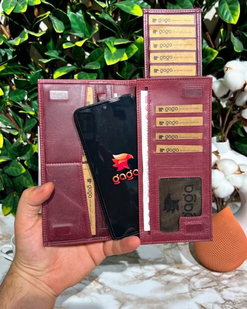 Telefon Bölmeli Mıknatıslı Cüzdan Ve Kartlık Eskitme Deri Fındık 1047