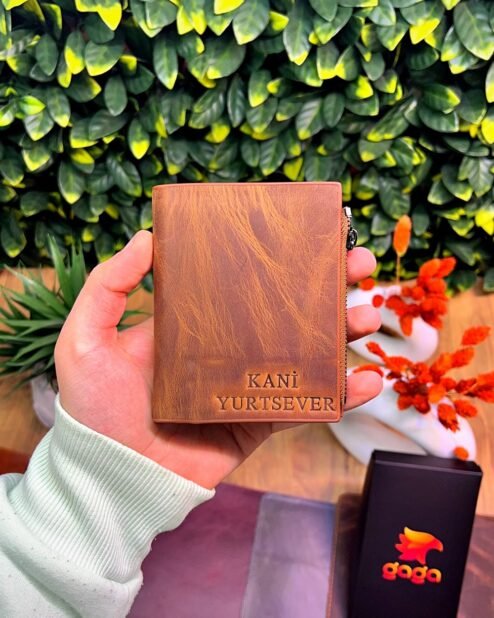 Monaco Fermuarlı Çıtçıtlı Cüzdan Fındık 1044