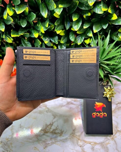 Monaco Fermuarlı Çıtçıtlı Cüzdan Siyah 1044