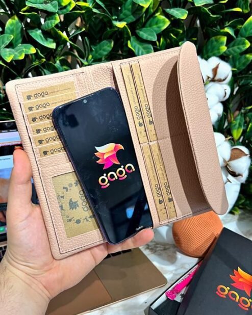 Kadın Deri Cüzdan Telefon Bölmeli Mıknatıslı Pudra 1049