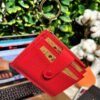 Kadın Deri Kartlık Fermuarlı Hakiki Deri Kırmızı 1052