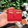 Kadın Deri Kartlık Fermuarlı Hakiki Deri Kırmızı 1052