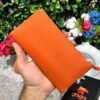 Kadın Deri Cüzdan Telefon Bölmeli Turuncu 1049