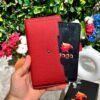 Venice Kırmızı Çıtçıtlı Tutamaçlı Telefon Bölmeli Cüzdan 1040
