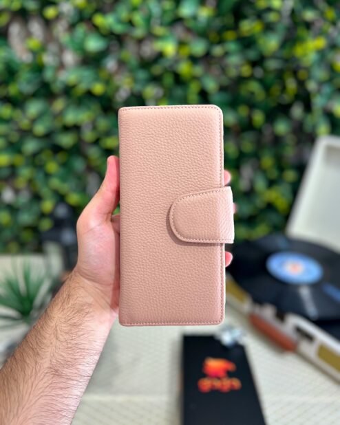 Lüks Büyük Cüzdan Hakiki Deri Pudra 1069