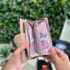 Lüks Büyük Cüzdan Hakiki Deri Pudra 1069