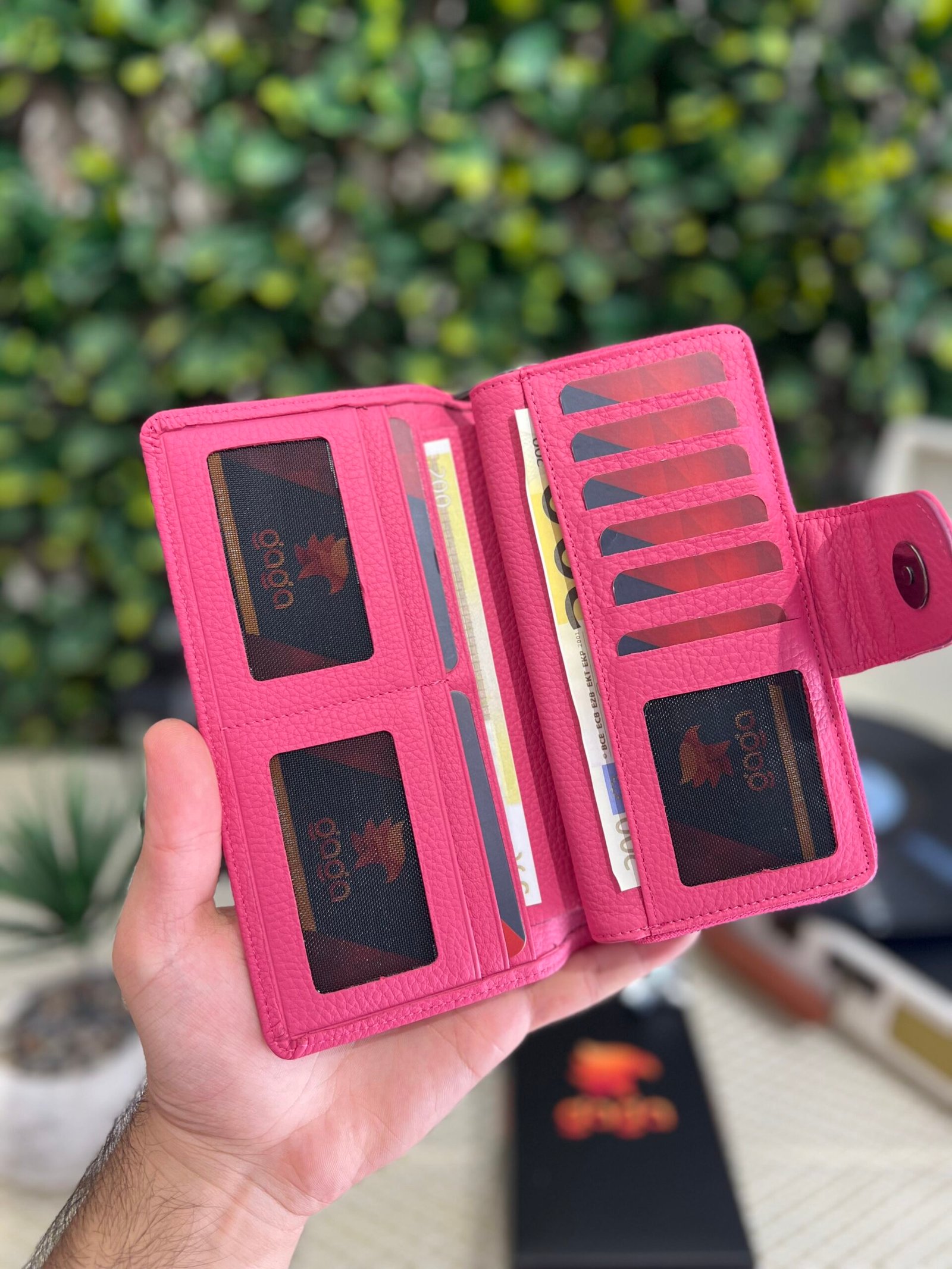 IMG_5884 Lüks Büyük Cüzdan Hakiki Deri Pembe 1069