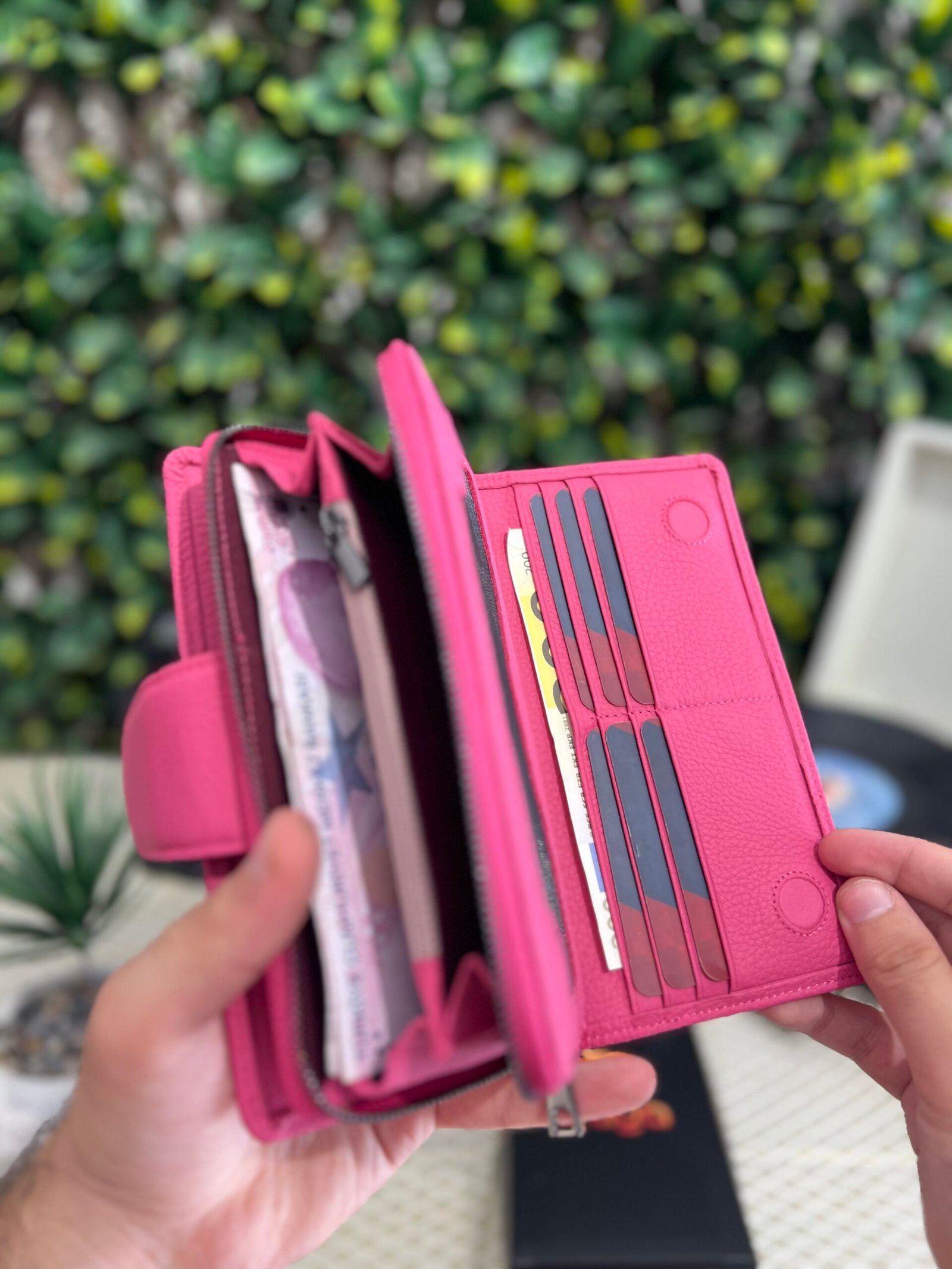 IMG_5887 Lüks Büyük Cüzdan Hakiki Deri Pembe 1069