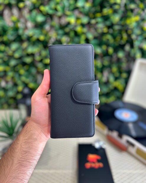 Lüks Büyük Cüzdan Hakiki Deri Siyah 1069