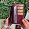 Kapaklı Telefon Bölmeli Hakiki Deri Cüzdan Bordo 1453