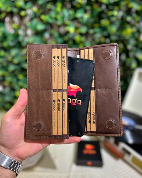 El Tutamaçlı Telefon Bölmeli Cüzdan Kül 1028