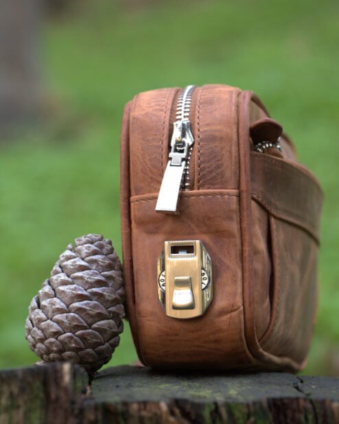 Şifreli El Çantası Hakiki Deri Fındık 1087