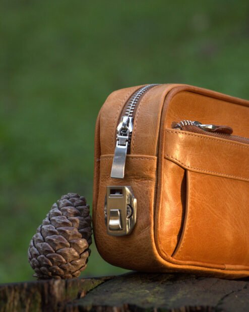 Şifreli El Çantası Hakiki Deri Taba 1087