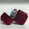 Hakiki Deri Zippo Çakmak Bordo 1077