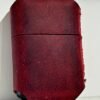 Hakiki Deri Zippo Çakmak Bordo 1077
