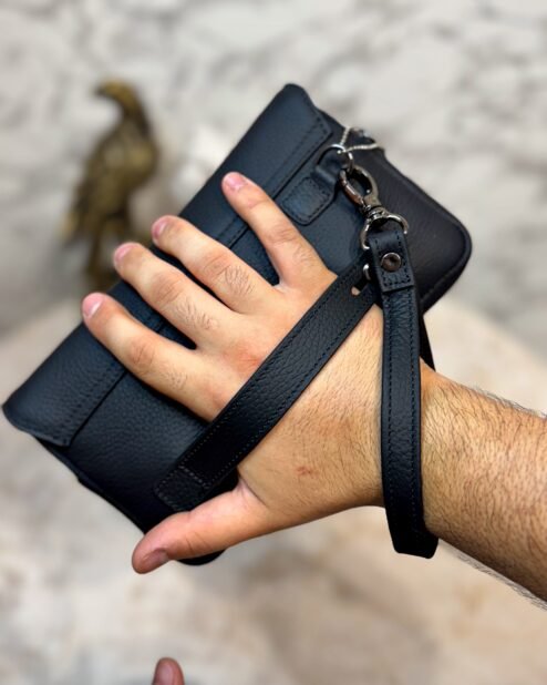 Double Mıknatıslı Tutamaçlı Çanta Siyah 104