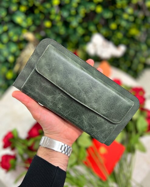 En İyi Model Hakiki Deri Yeşil 1082