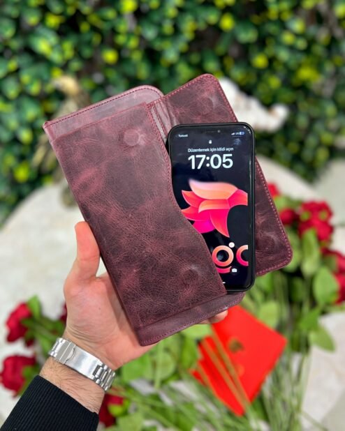 En İyi Model Hakiki Deri Mor 1082