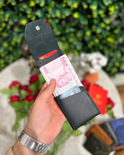 Hakiki Deri Viral Cüzdan Siyah 1045