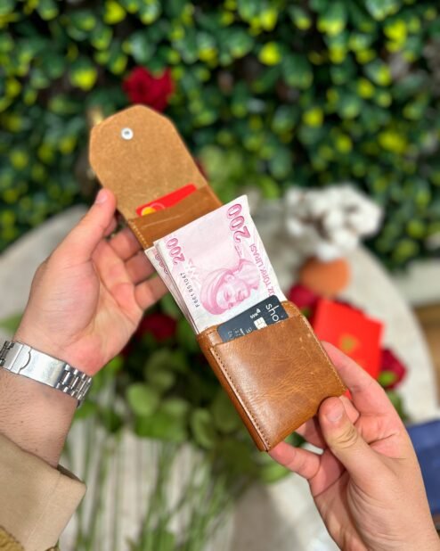 Hakiki Deri Viral Cüzdan Taba 1045