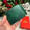 Klips Cüzdan – İsme Özel Hakiki Deri Unisex Cüzdanı Mint Yeşili