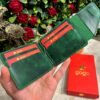 Klips Cüzdan – İsme Özel Hakiki Deri Unisex Cüzdanı Mint Yeşili