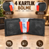Yeni Nesil Cüzdan Kartlık Mıknatıslı Hakiki Deri Unisex Siyah