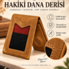 Yeni Nesil Cüzdan Kartlık Mıknatıslı Hakiki Deri Unisex Taba