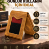 Yeni Nesil Cüzdan Kartlık Mıknatıslı Hakiki Deri Unisex Taba