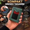 Yeni Nesil Cüzdan Kartlık Mıknatıslı Hakiki Deri Unisex Yeşil